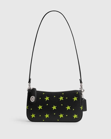 Buy Coach Cosmic Penn Small Shoulder Bag In Star Print | Black  