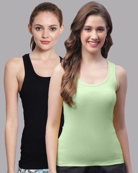 Buy Sleeveless Shirt Style Top For Women Online @ Best Prices in India