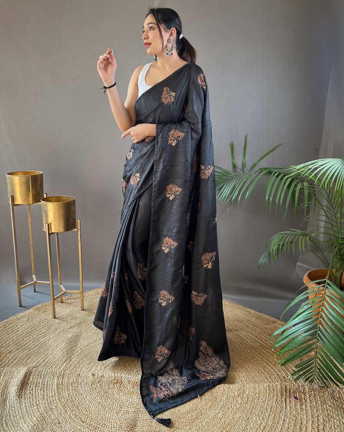 Buy Yellow Sarees for Women by Nyrika Online | Ajio.com