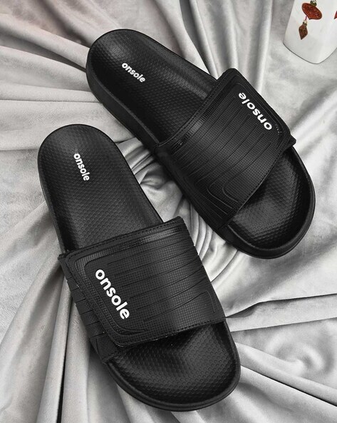 Men s Sliders with Velcro Fastening