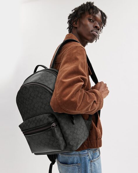 Academy backpack in signature canvas hotsell