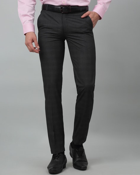 FLAT FRONT TROUSER IN CHARCOAL – Billy Reid