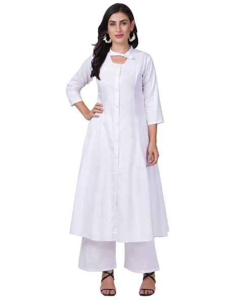 Buy White Kurta Suit Sets for Women by Millat Online