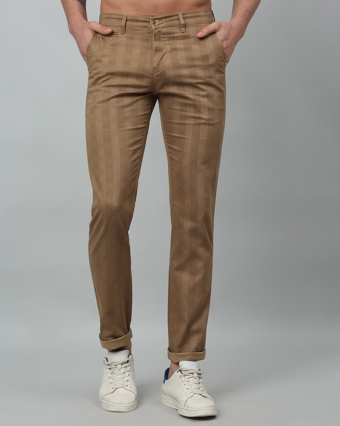 Cantabil Men Comfort Fit Chinos Trousers - Price History