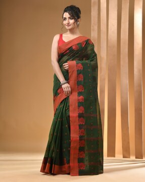 Cotton online tant saree