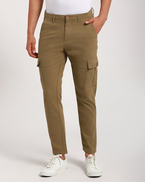 Buy Olive Trousers & Pants for Men by Bene Kleed Online | Ajio.com