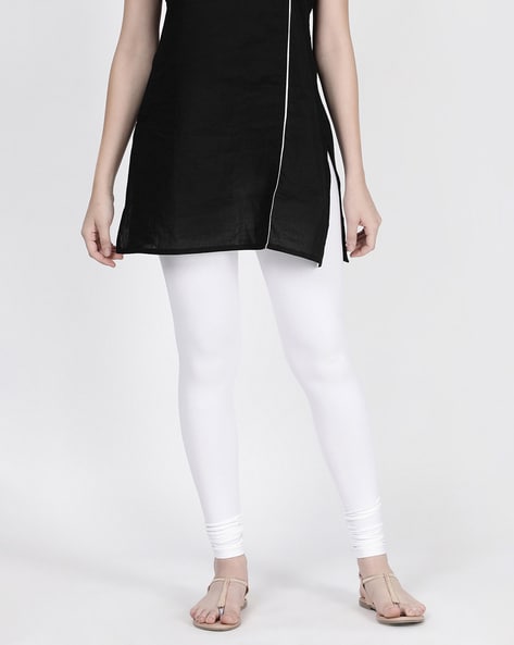 Buy Black & White Leggings for Women by Twin Birds Online