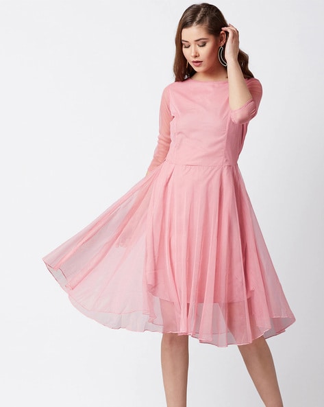 Buy Pink Dresses for Women by U & F Online