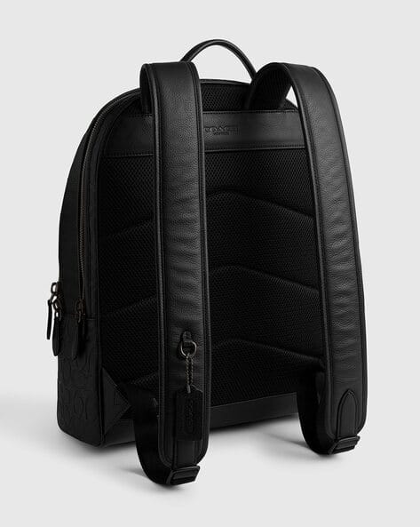 coach black backpack men West In Signature Canvas and multifunction pockets Coach Wade Backpack - Men's