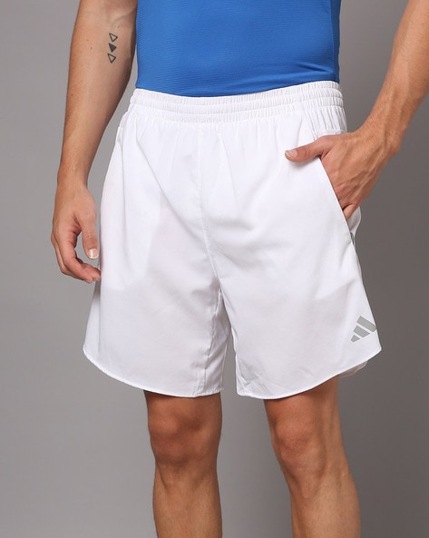 Men Logo Print D4R Regular Fit Running Shorts