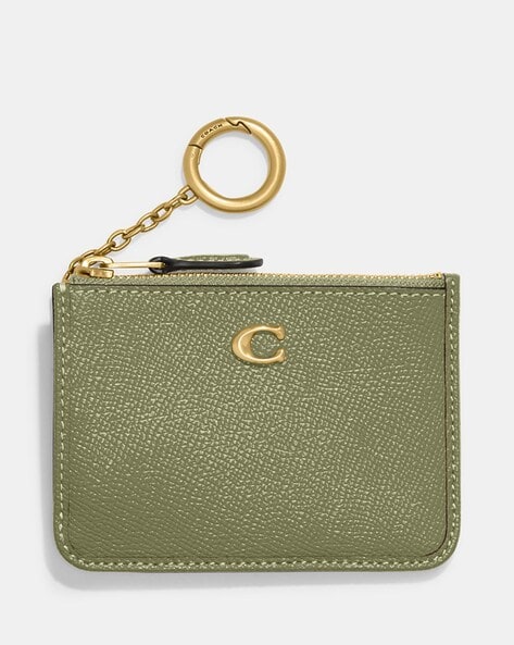 Buy the Coach dark burgundy small zip wallet coin purse | GoodwillFinds
