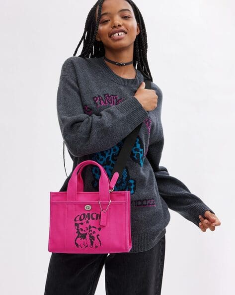 Buy Coach The Lil Nas X Drop Cargo Mini Tote Bag | Pink Color 