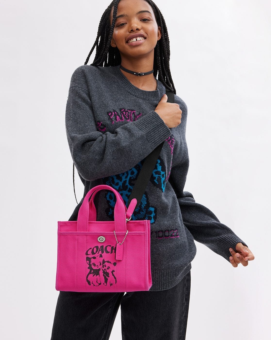 Buy Coach The Lil Nas X Drop Cargo Mini Tote Bag | Pink Color