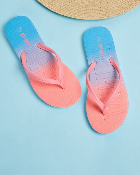 Pink Colour Flip Flops - Buy Pink Colour Flip Flops online in India