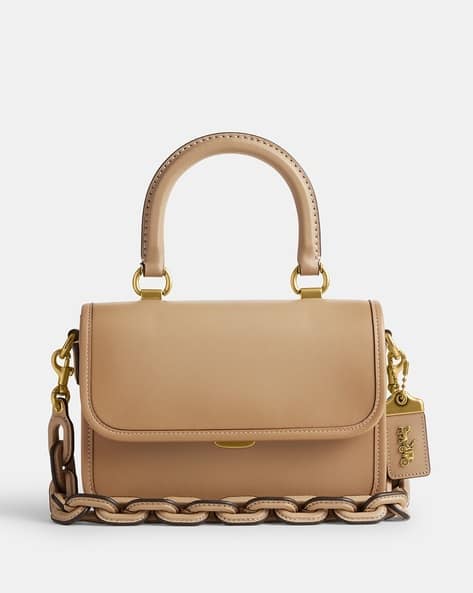 Buy Coach Rogue Medium Top Handle Bag Tan Color Women AJIO LUXE