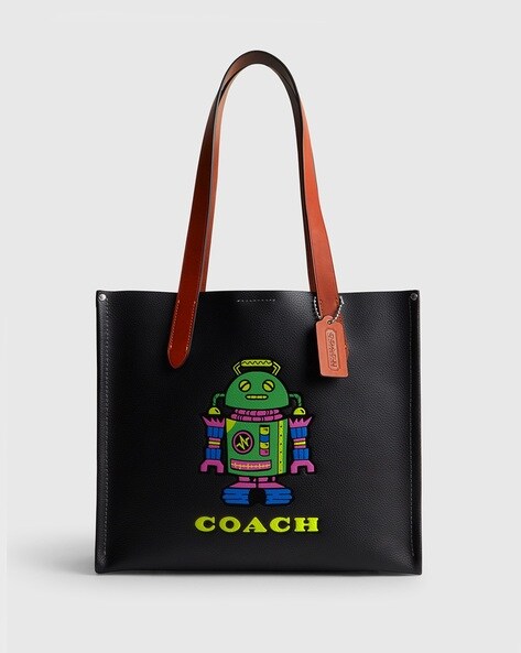 Buy Coach Field 40 In Micro Signature Jacquard Tote Bag Green