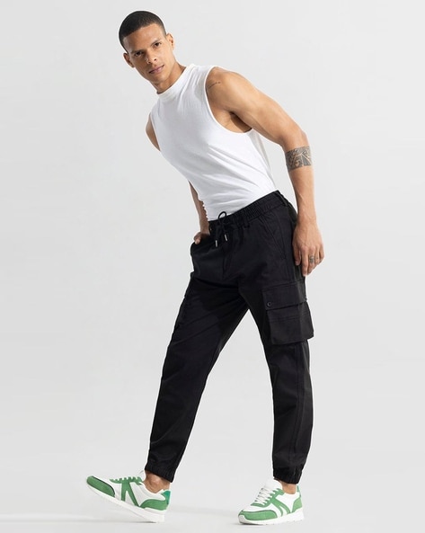 Buy Black Trousers & Pants for Men by SNITCH Online