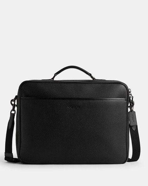 Buy Coach Gotham Convertible Briefcase | Black Color Men | AJIO LUXE