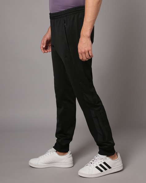 Adidas originals joggers shop with logo embroidery grey