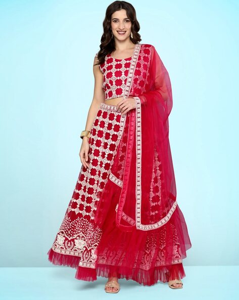 Buy Pink Lehenga Choli Sets for Women by Nyrika Online Ajio