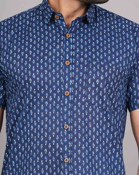 Buy Blue Shirts for Men by Indie Picks Online