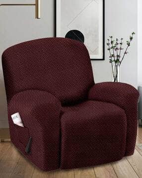 Geometric Pattern Stretchable Recliner Cover-image-11