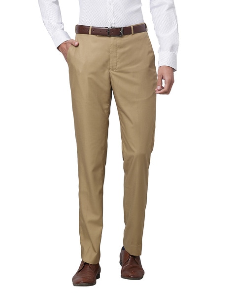 Buy Navy Blue Trousers & Pants for Men by COOL COLORS Online | Ajio.com