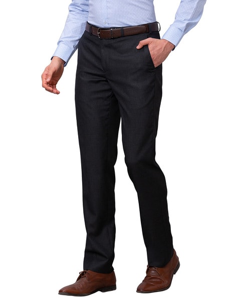 Aueoeo Men's Relaxed Fit Work Pants Formal Business Dress Pants Men Straight  Trousers Men Suit Pants - Walmart.com