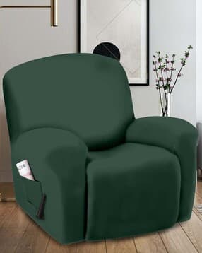 cortina eyelet curtain Stretchable Recliner Cover with Patch Pocket-picture-47