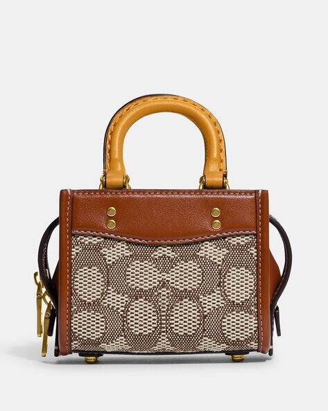 Buy Coach Rogue 12 Signature Textile Jacquard Mini Bag | Cocoa  