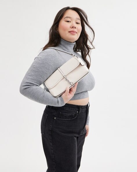 Buy Coach Hamptons Small Bag | White Color Women | AJIO LUXE