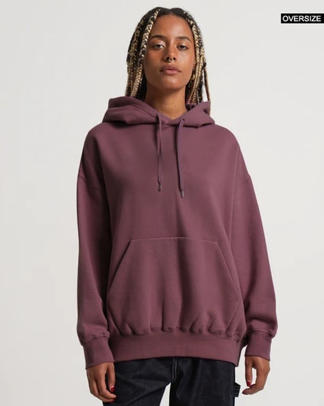 Buy Purple Sweatshirt & Hoodies for Women by MISCHIEF MONKEY