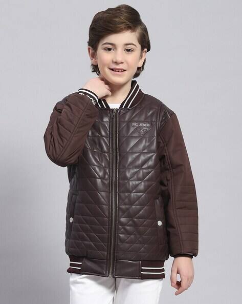 MONTE CARLO Boy Quilted Jacket with Zip Closure
