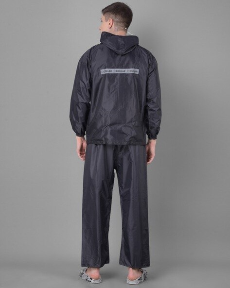 Man Boy's Star Procha Printing Long Sleeve Raincoat with Trousers Suit  Rainproof Waterproof Set