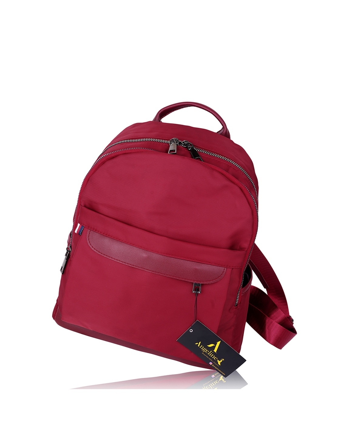 Pink hotsell red backpack