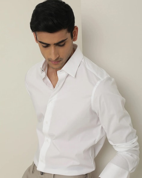 Buy White Shirts for Men by MISCHIEF MONKEY Online
