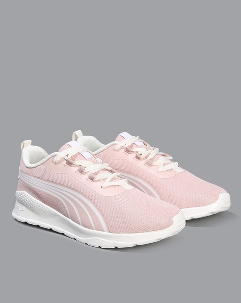 Puma pink tennis clearance shoes