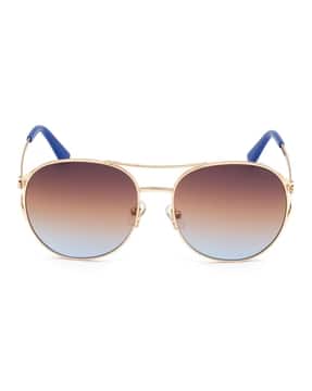 Buy GUESS Women UV-Protected Circular Sunglasses-GU7686 59 32W