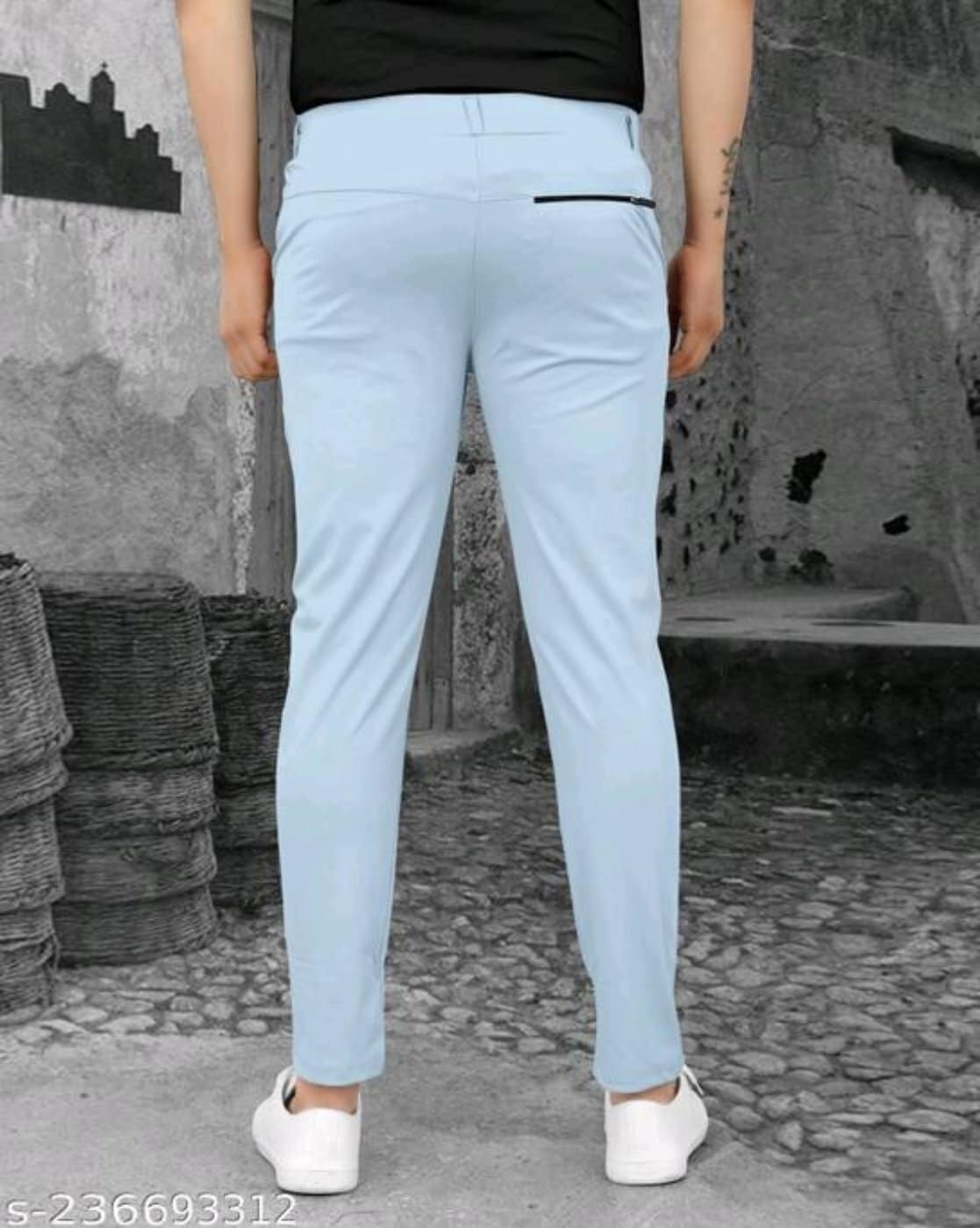 white luxury Slim Fit Men Light Blue Trousers - Buy white luxury Slim Fit  Men Light Blue Trousers Online at Best Prices in India | Flipkart.com