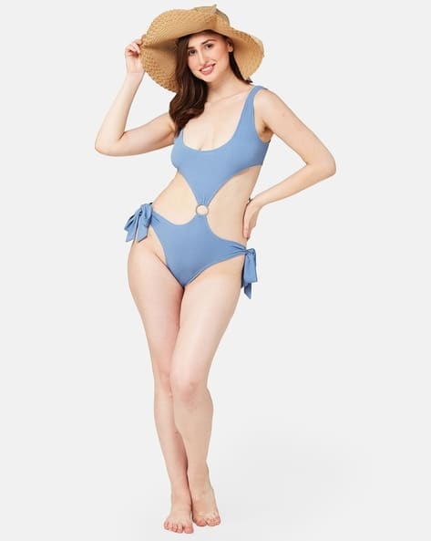 Swimsuit Buy Blue Swimwear for Women by Zerokaata Online | Ajio.com