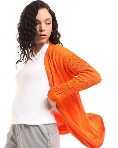 Buy Orange Sweaters & Cardigans for Women by SAM Online