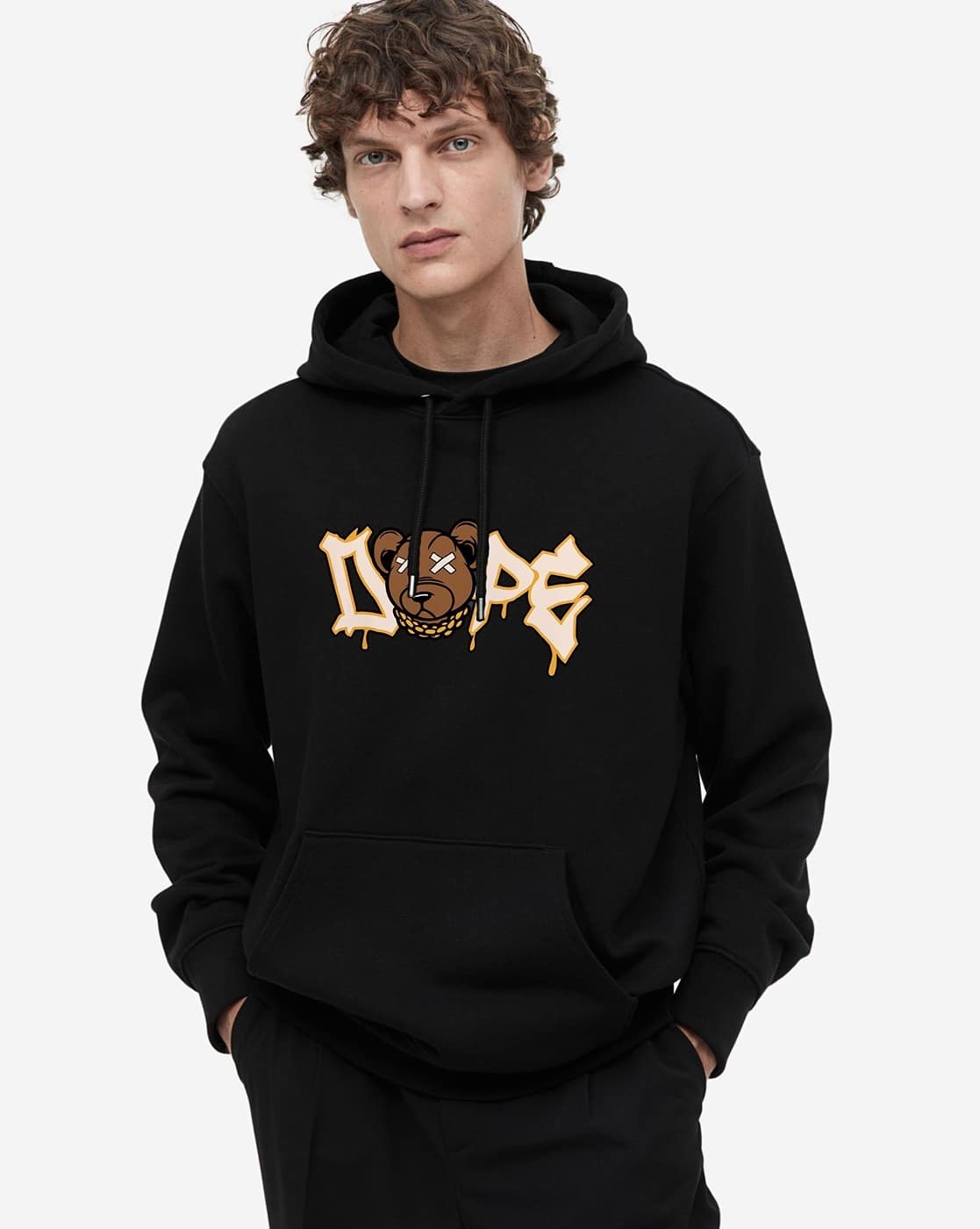 Buy Black Sweatshirt & Hoodies for Men by MISCHIEF MONKEY Online