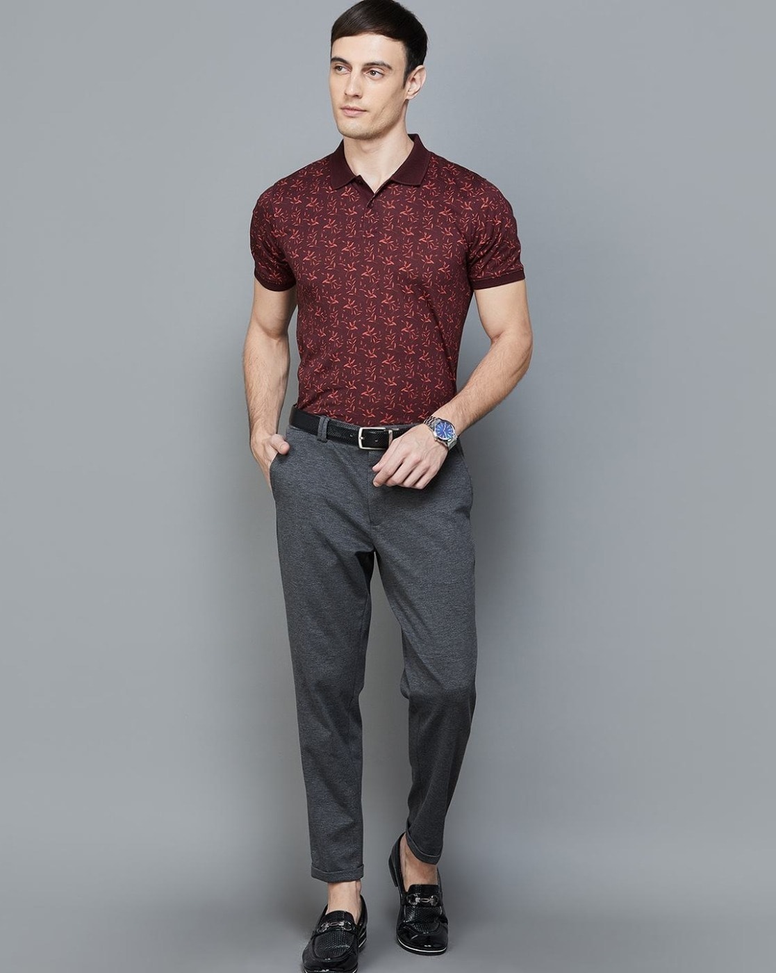 Canary London Men Self Design Casual Maroon Shirt - Buy Canary London Men  Self Design Casual Maroon Shirt Online at Best Prices in India |  Flipkart.com