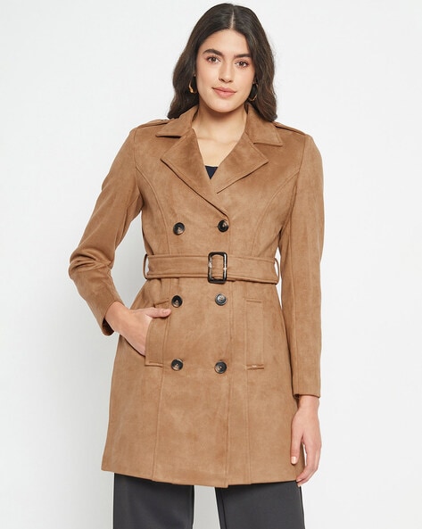 Trench Coat with Insert Pockets