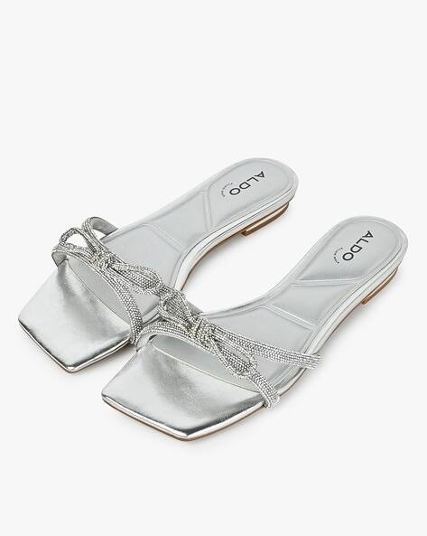 ALDO Women Square-Toe Slip-On Flat Sandals