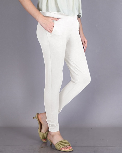 Buy Off White Trousers & Pants for Women by LYRA Online