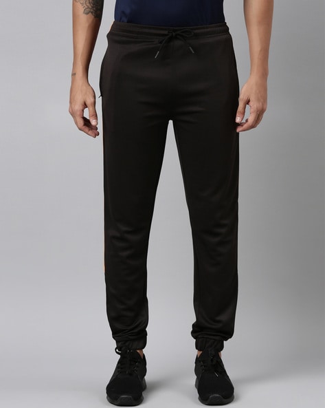 Tall Black Pocket Detail Straight Leg Joggers