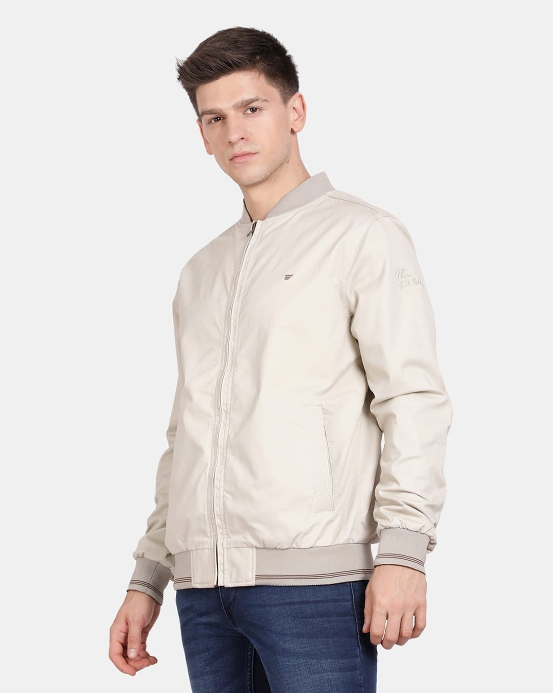 Buy STONE Jackets & Coats for Men by T-Base Online | Ajio.com