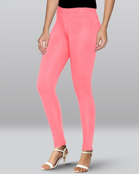 Buy Peach Leggings for Women by LYRA Online