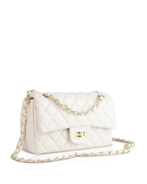 Chanel white sling online bag